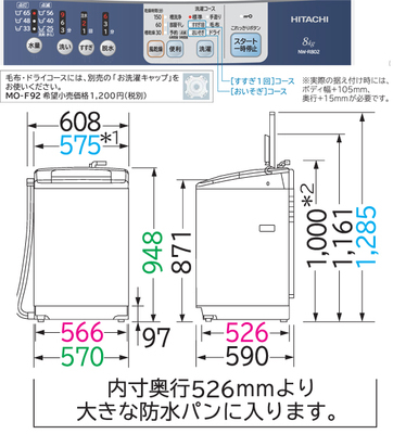 画像あり自宅や賃貸マンションで洗濯機の設置の方法。白い約束自分で